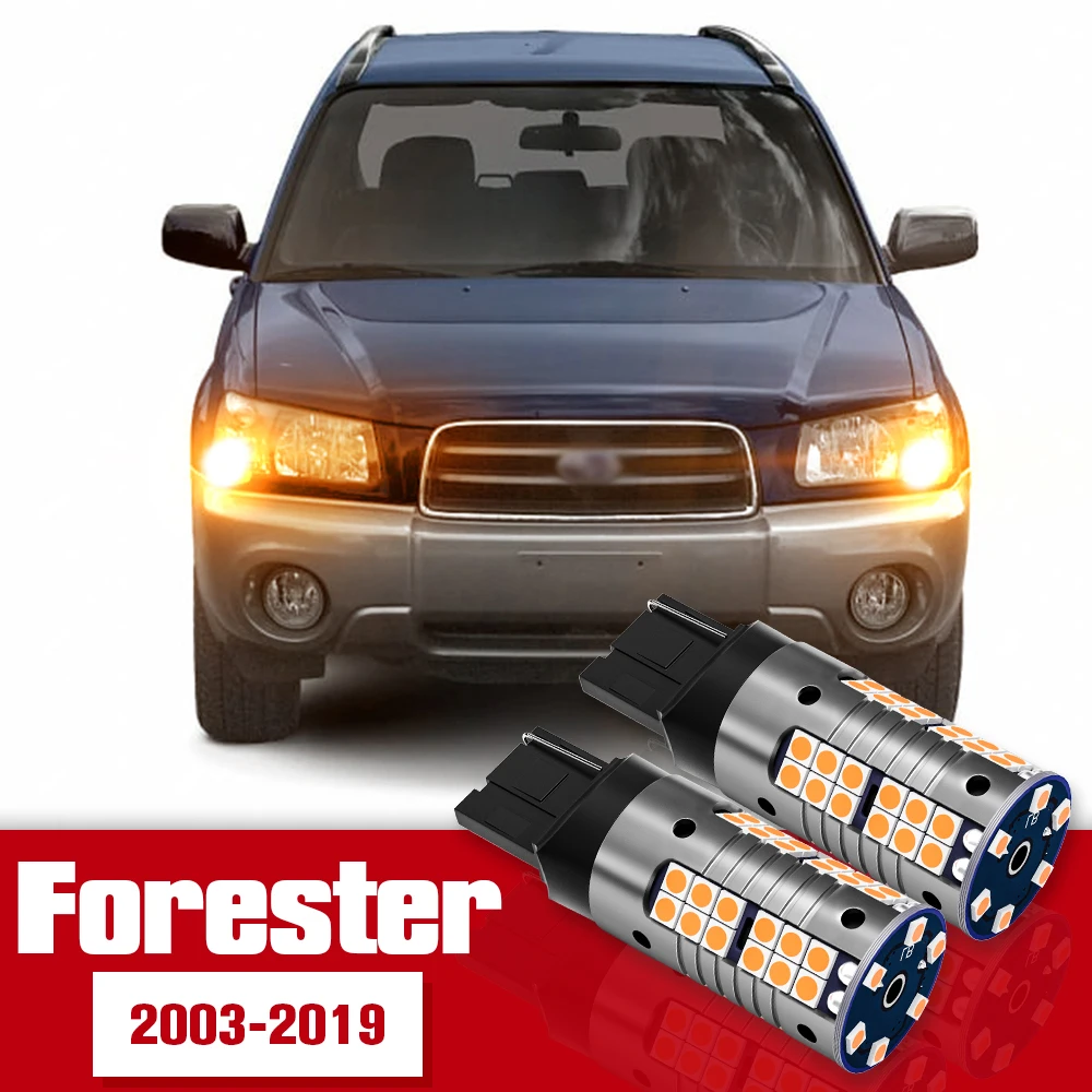 

2pcs Turn Signal Light Accessories LED Bulb Lamp For Subaru Forester 2003-2019 2008 2009 2010 2011 2012 2013 2014 2015 2016 2017