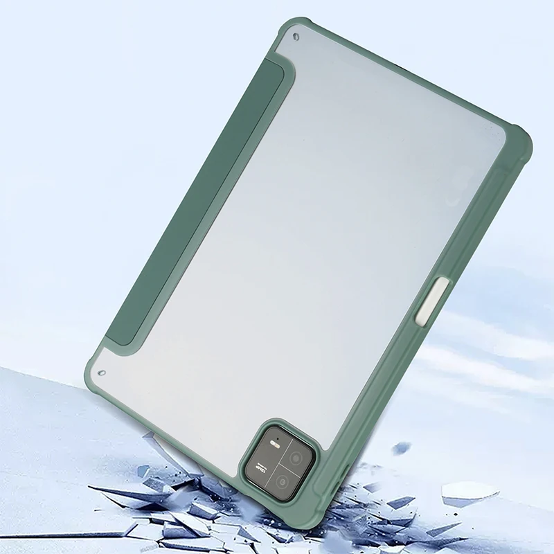 자동 수면 태블릿 케이스, 삼성 갤럭시 탭 A9 A9 + S9 FE FE + S9 + 플러스 5G 접이식 스탠드 보호 커버, 연필꽂이 포함
