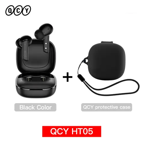QCY HT05 ANC Wireless Earphone 40dB Noise Cancelling Bluetooth 5.2 Headphone 6 Mic ENC HD Call TWS Earbuds Transparency Mode - Image 25