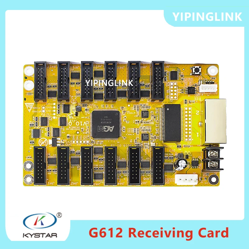 

Kystar G612 Receiving Card With 12 Standard Interfaces For Full Color HD Conference Movie LED Screen Display Panel Module