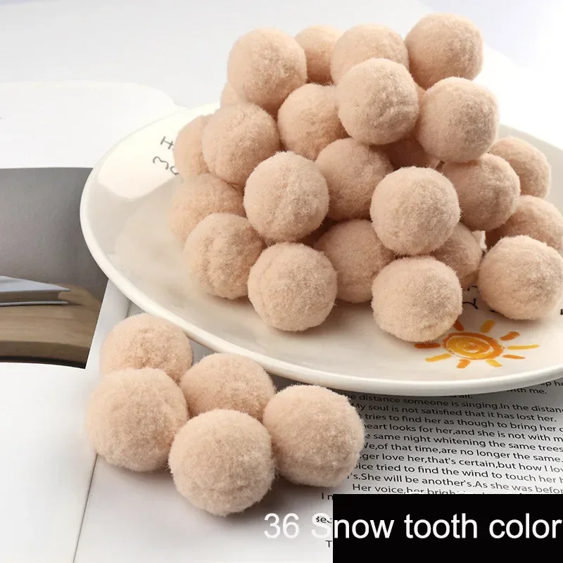 Mini Fluffy Soft Pom Poms for DIY Crafts and Home Decor