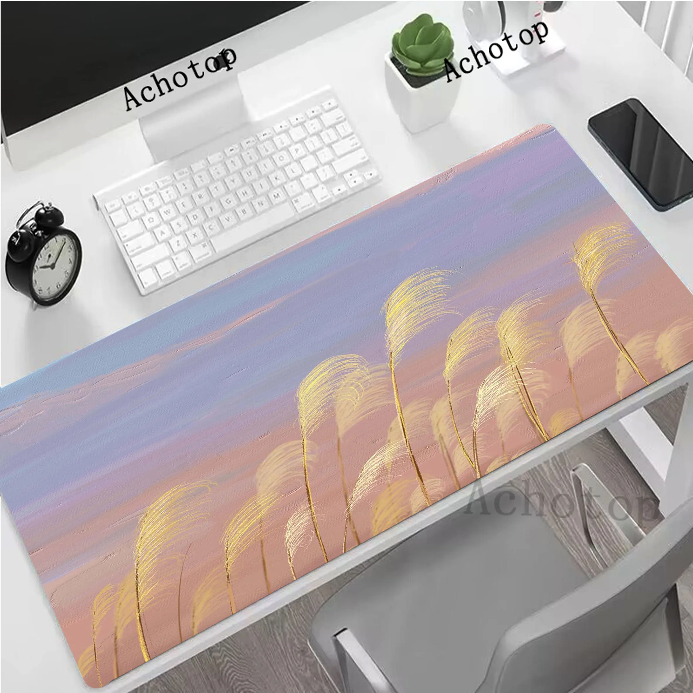 

Kawaii Painting Gaming Mousepad Anti-slip Gamer Speed Accessories Keyboard Pads Computer Mouse Pad Large Rubber Mouse Mat XXL