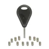 316 Stainless Steel Compatible for FCS/Future fin Screws Replacement Surfboard Grub Screw(50pcs) with Key 4