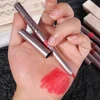 Nude Lipliner Lipstick Pencil Waterproof Matte Sexy Red Pink Contour Tint Lipstick Lasting Non-stick Cup Lips Makeup Cosmetics 6