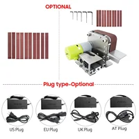 Mini Belt Sander Electric Sanding Polishing Grinding Machine 7 Variable Speed with 10 Sanding Belts for Polishing Wood Acrylic 1