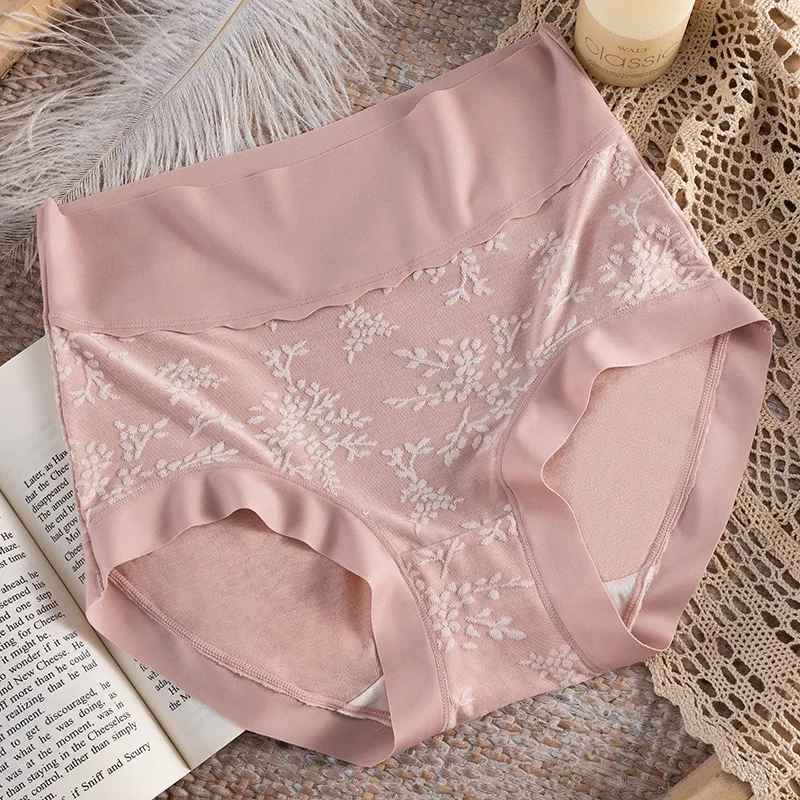 

Seamless Panties for Women High Waist Panties Briefs Female Underwear Fashion Underpants Comfort Soft Lingerie Solid