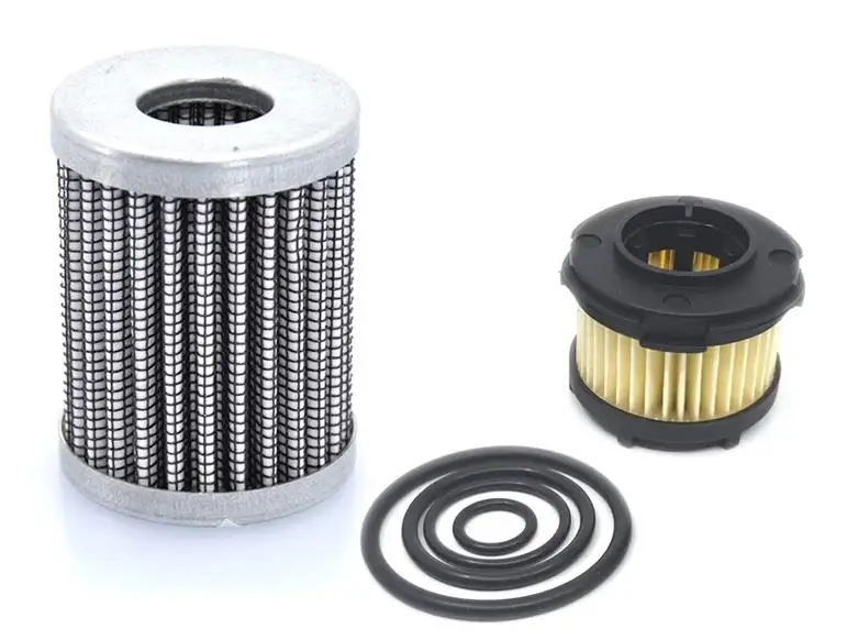 Vue en coupe de la cartouche filtrante GPL BRC FJ1HE 57mm, révélant le média filtrant en fibre de verre.