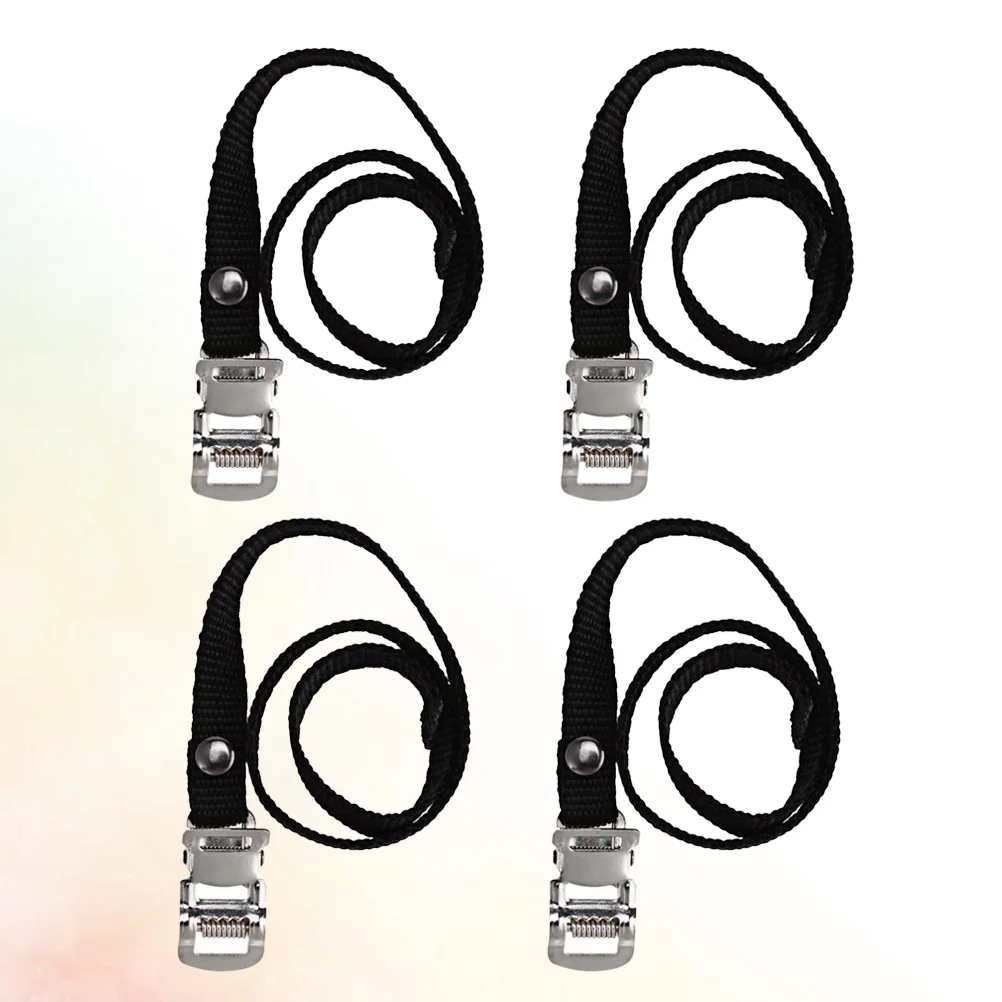 

4 Pcs Strap Pedals Bike Toe Straps Bicicletas Para Adultos Stabilizer Outdoor Accessories