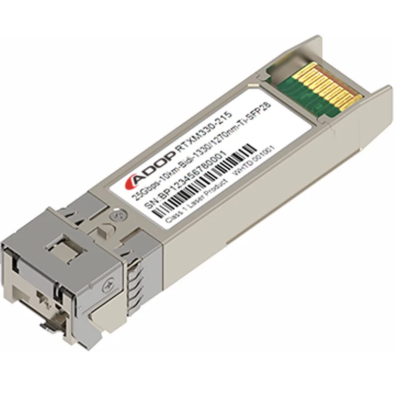 ADOP for Cisco SFP-25GBX-U-10 Compatible 25GBASE SFP28 1270nm-TX/1330nm-RX 10km DOM Simplex LC SMF Optical Transceiver Module ft sfp28 lr трансивер 25g sfp28 lc smf 10km 1310nm dfb laser прошивка cisco oem fibertrade 597015