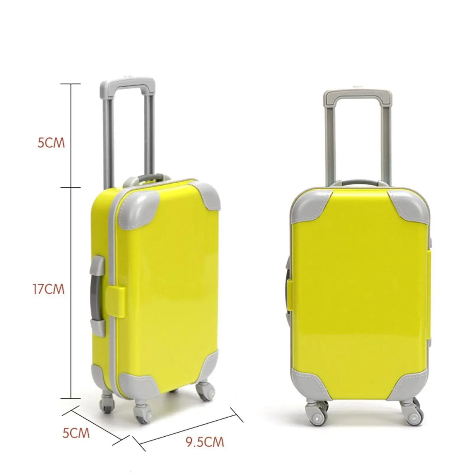 Doll Travel Suitcase for Mini Accessories, Ideal for Kids' Playtime