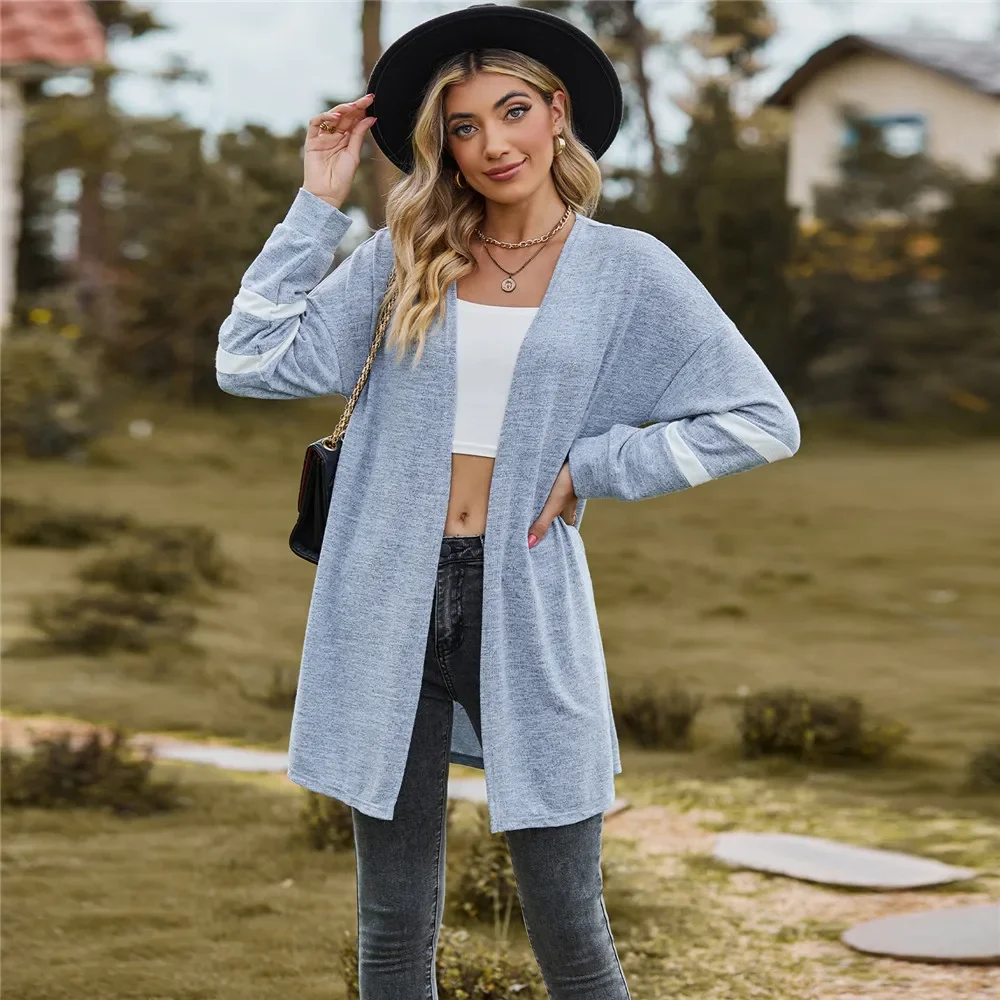 

Women's Sweater Korean Popular Clothes Knit Cardigan for Women Knitwears Pink Long Sleeve Top Open Stitch Female Woman Clothing
