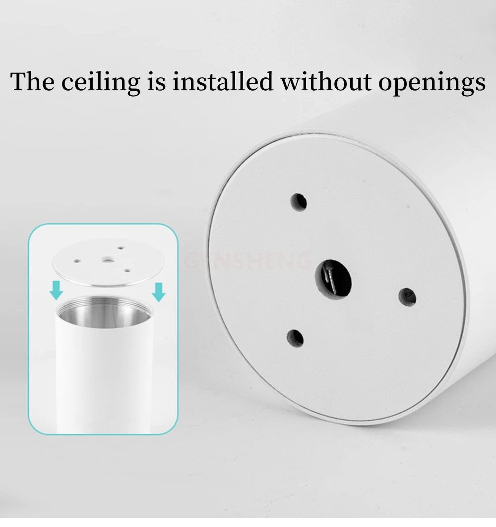 Description Picture 4 of itemSurface Mounted LED Ceiling Lights Cylindrical Dimmable Downlight LED Spot Lamps Home Decor Lighting LED Spotlight Ceiling light