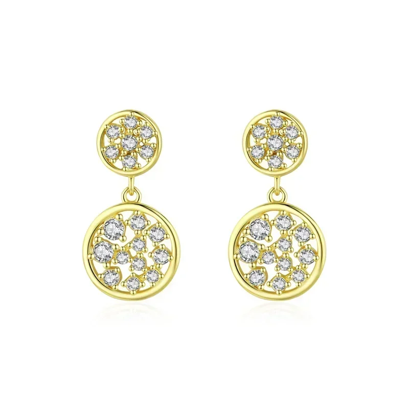 

Серьги-кольца женские из серебра с серебряными иглами