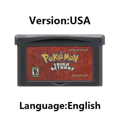 ポケモンGBA normal version Pokemon GBA series game cartridge,32-bit video game console