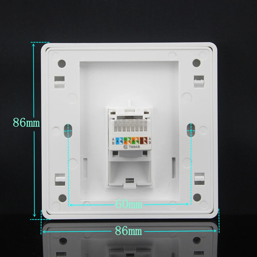 Box For Wall Single Gang Module Modular Frame 25x38mm LJ6C Wall Face ...