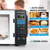Hamilton Beach 0.9 Cu ft Countertop Microwave Oven, 900 Watts, Stainless Steel, New 4