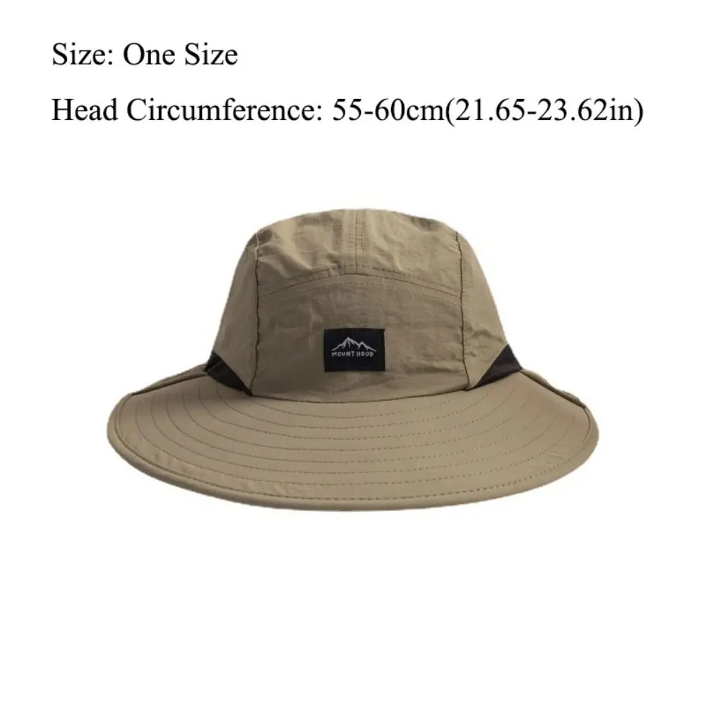 Sun Hats Wide Brim Fisherman Hat Sunscreen Quick-Drying Hiking Sun-Shade Bucket Hat Fishing Caps