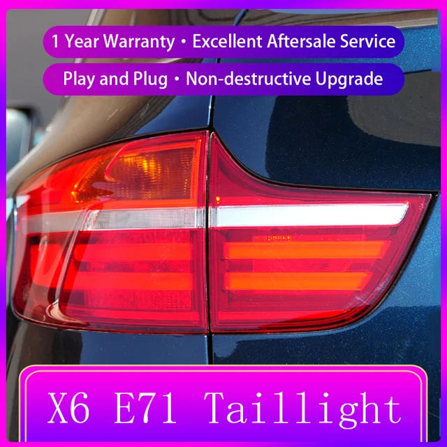 Car Lights for BMW X6 E71 LED Tail Light 2008-2014 x6 E71 Rear