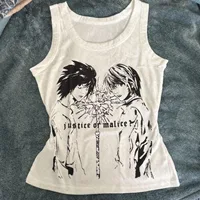 Crop tops gothiques grunge vintage pour femmes, hauts graphiques Kawaii, gilets rétro adorables, style punk, esthétique E-girl, baby tees, hauts d'été 1