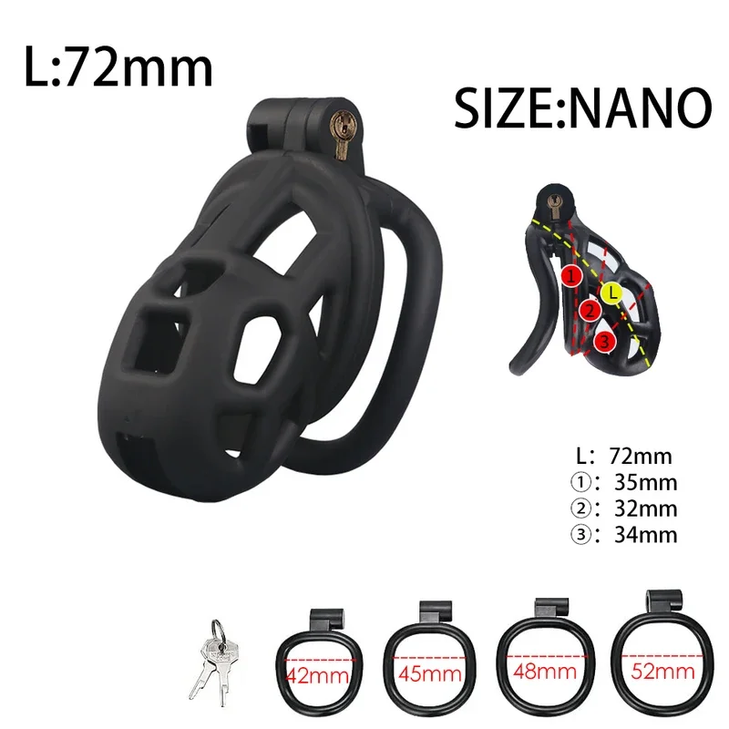 Male Chastity Cage Erotic Urethral Lock Sex Toys Device Penis Ring Male with 4 Size SM Products Cage Chastete Penis Sleeve