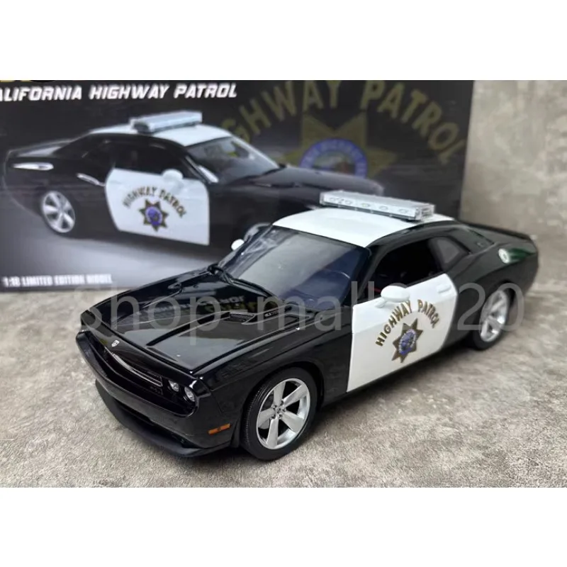 

ACME 1/18 For Dodge Challenge Police Car SRT8 2009 Alloy Static Diecast Car Model Toys Birthday Gifts Hobby Display Collection