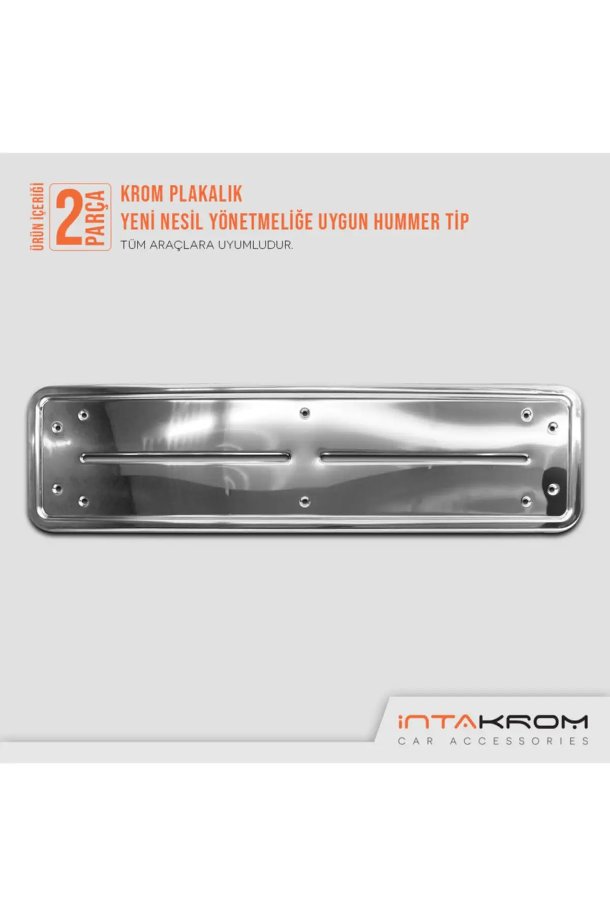 For Dacia Duster chrome plate-Hummer type 2 pcs
