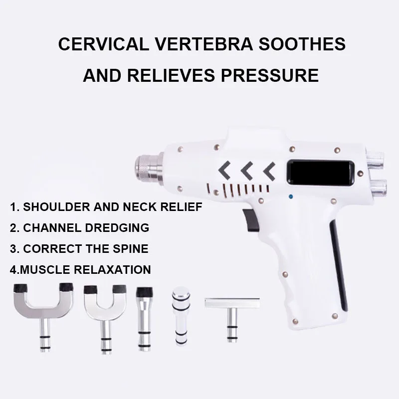 750N Chiropractic Adjusting Instrument Spine Chiropractic /Impulse adjuster Electric Correction Gun Activator Cervical Massager