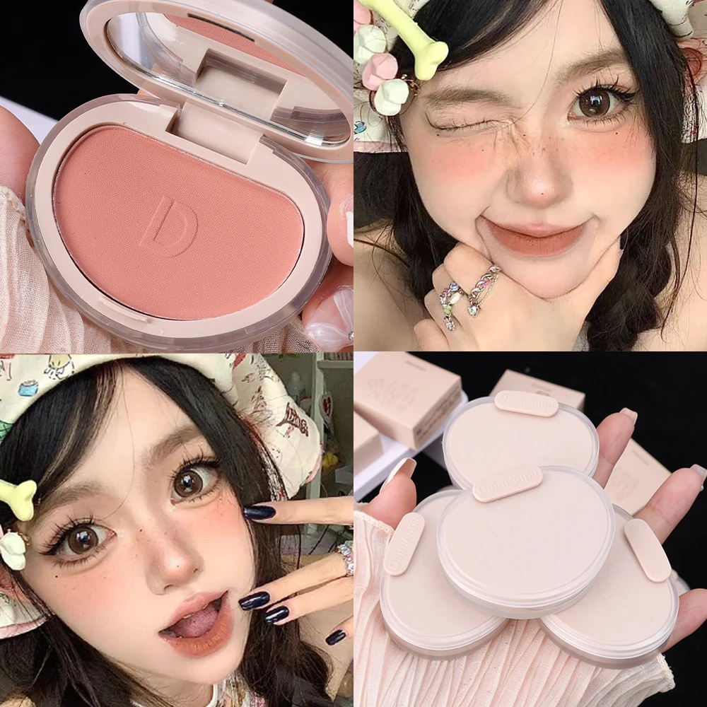 Blush Palette Rose Biancospino Cheek Tint Fard Powder Monocromatico Natural Face Makeup Matte Peach Rouge Contour Shadow Palette