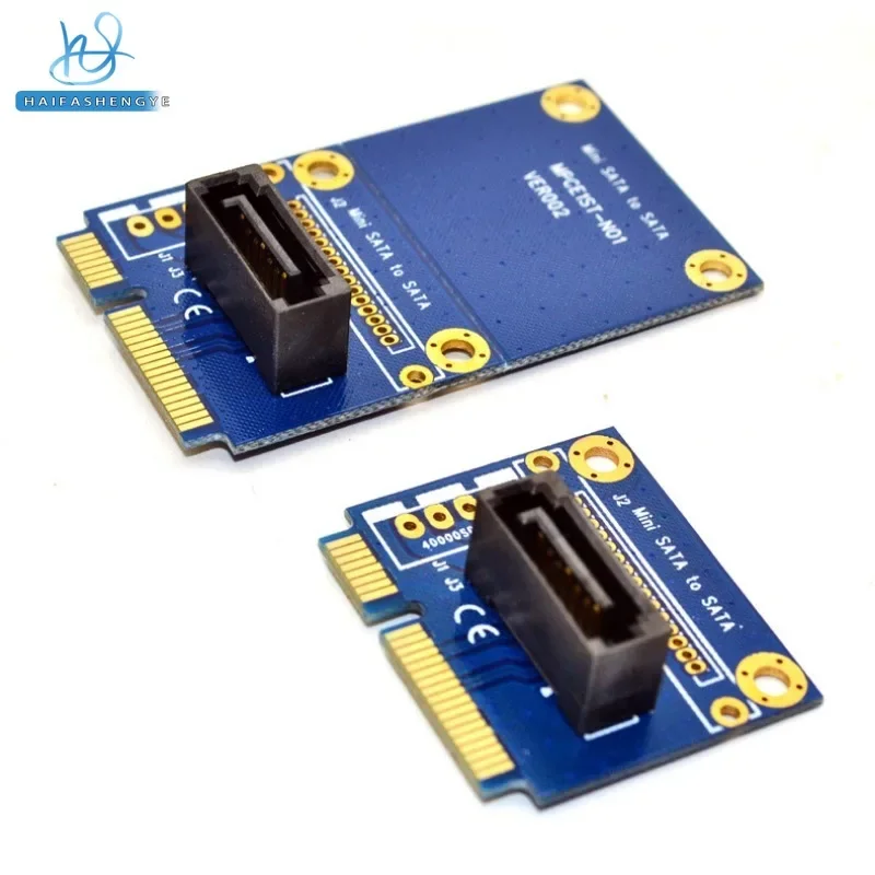 MSATA-SATA 어댑터 미니 SATATo 7핀 SATAMini PCIe 확장 SATAVertical