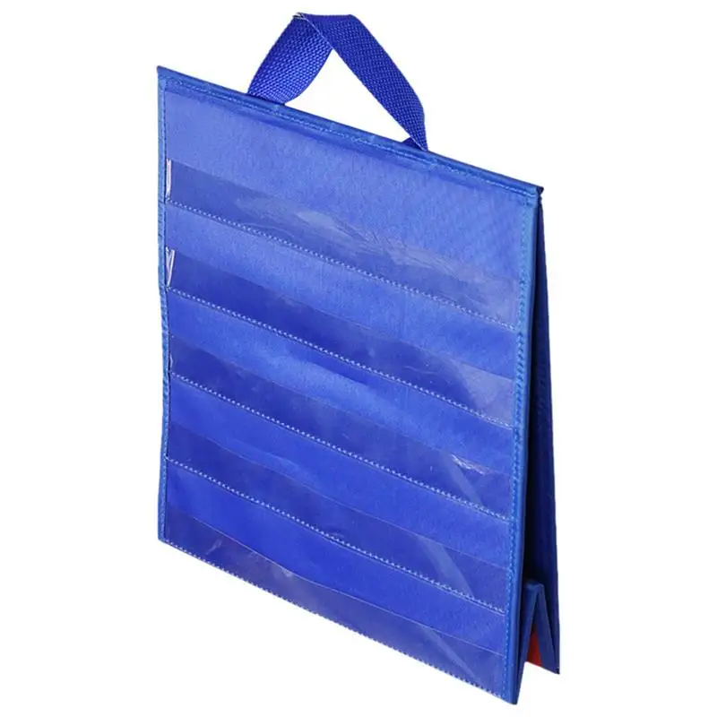 

Desktop Pocket Chart Two Sided Schedule Pocket Chart For Classroom Self-Standing Portable Pocket Chart Letter Of The Week Pocket