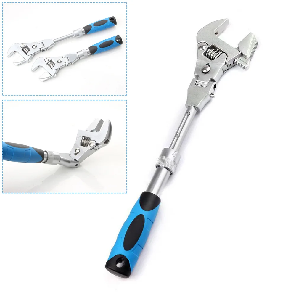Multifunction5In1TorqueWrench10InchFoldingRatchetWrench
