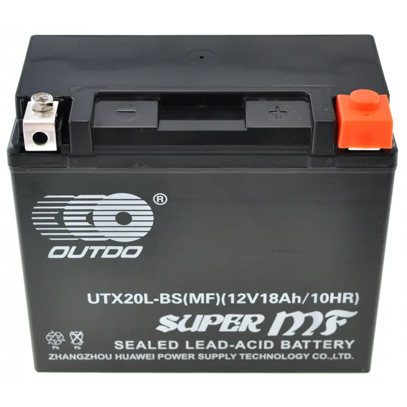Batería HI-Q YTX20L-BS AGM Con Pack De ácido - BaterÍas Y ElectrÓnica