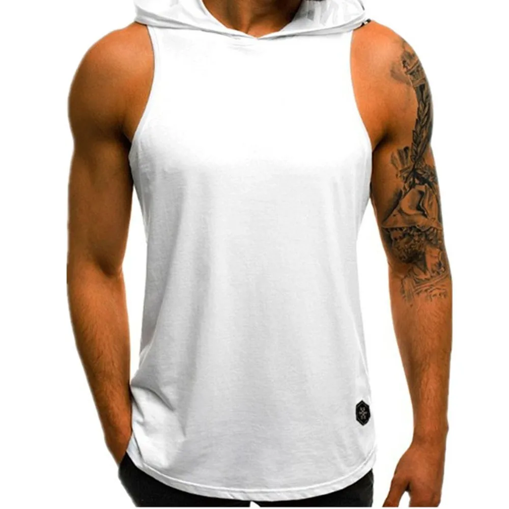 

Men's Gym Tank Top Fitness Vest Camouflage Color Matching Sleeveless Vest Tops Bodybuilding Shirts Men's Clothing Fashion