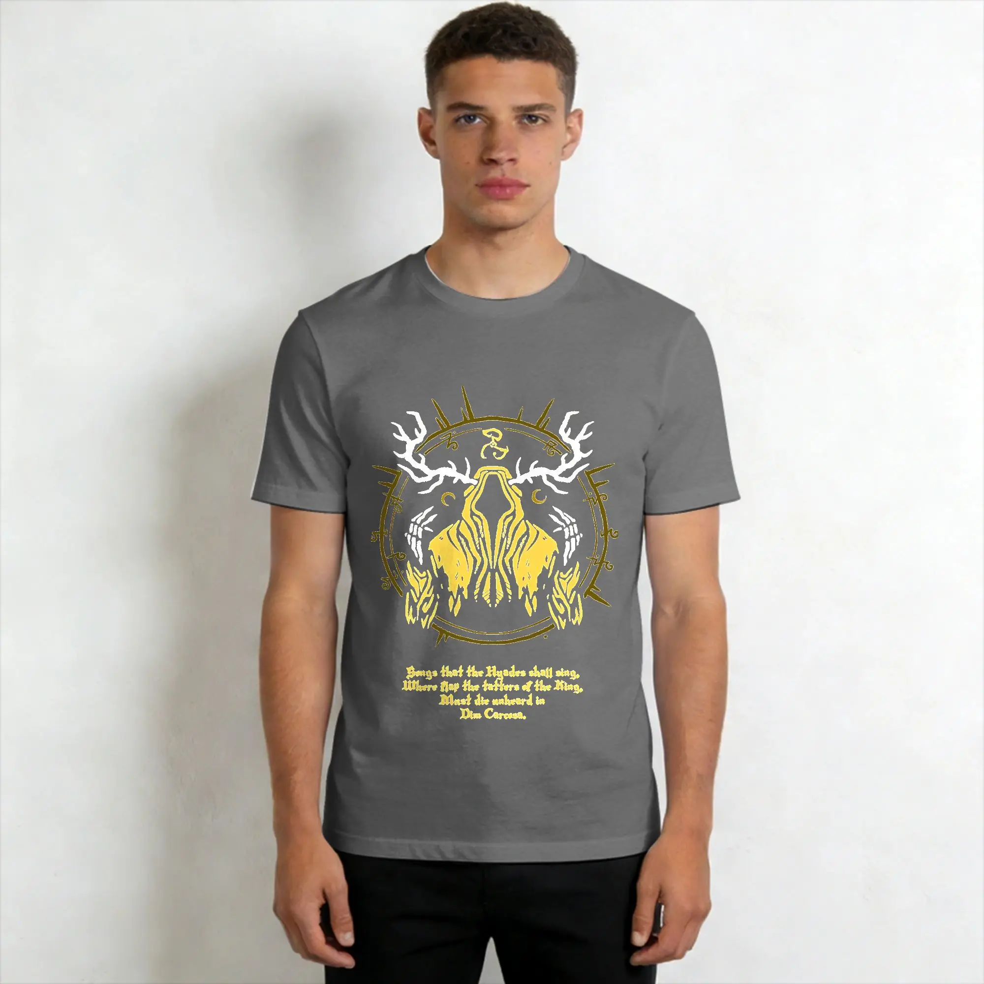 Vintage Hippie Print 100% Cotton Short Sleeve T-Shirt