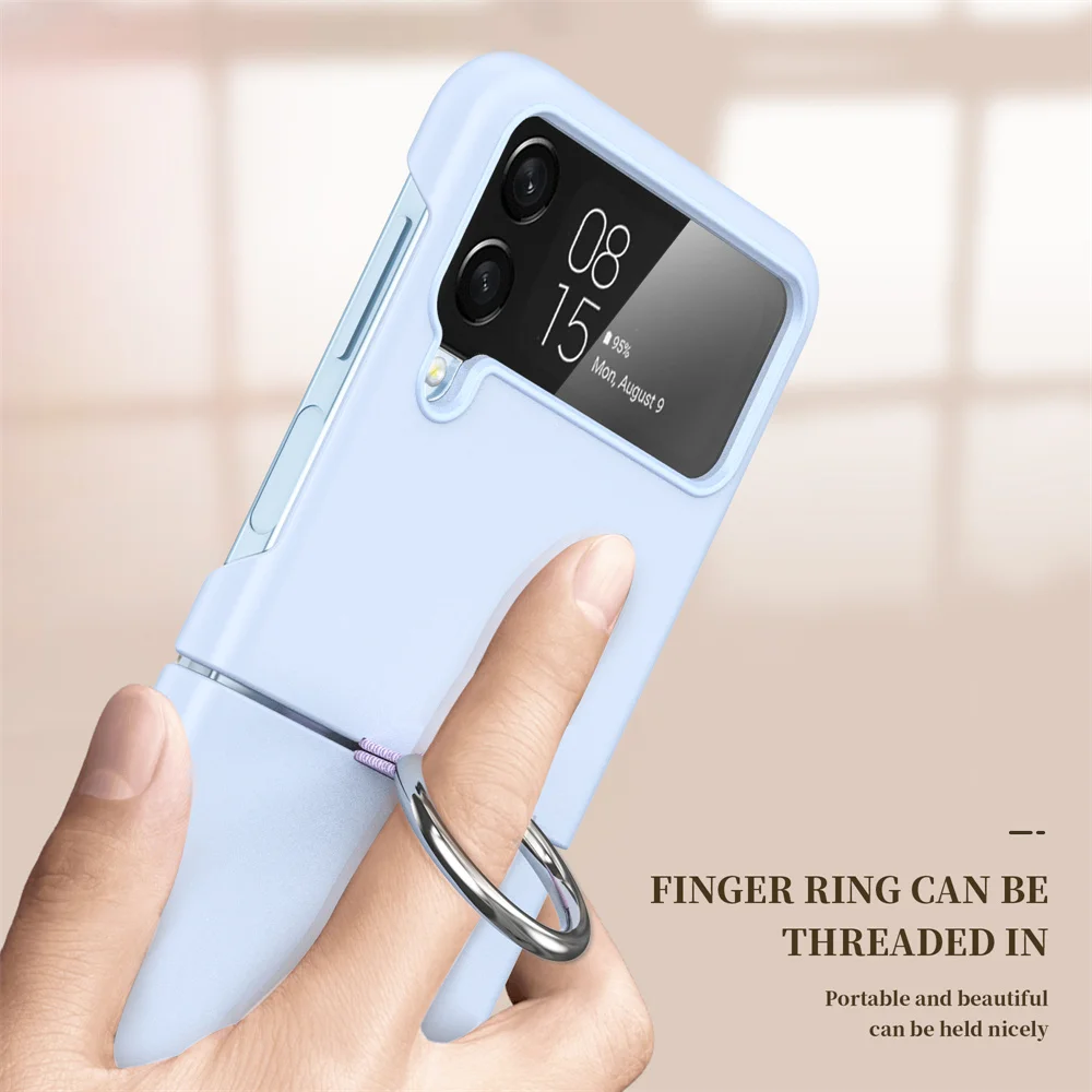 Luxury Matte PC Armor Finger Ring Grip Case in Candy  Design