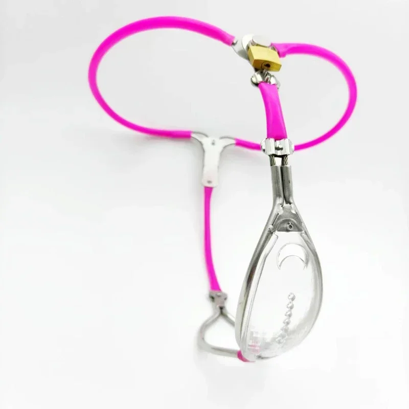 Invisible Female Stainless Steel Chastity Belt Device Adjustable Underwear Simple Lockable Pants BDSM Adult Sex Toys for Woman chastity lock sex toy chastity cage accessory