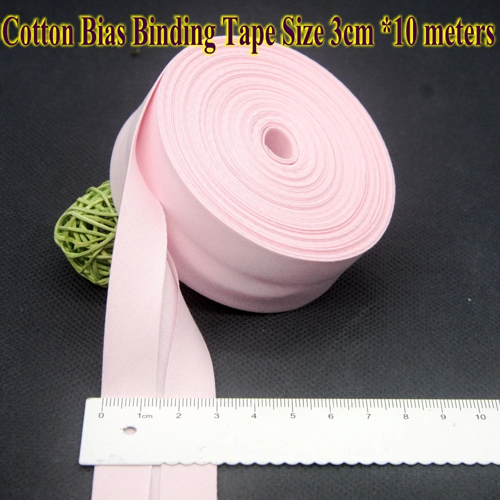 PATIKIL Nastri In Sbieco Di Cotone 1cm 45m Nastro Cotone Twill Nastro Rilegatura Fettuccia Spina Pesce Per Cucito Regalo Avvolgimento Artigianato Fai - Foto 6