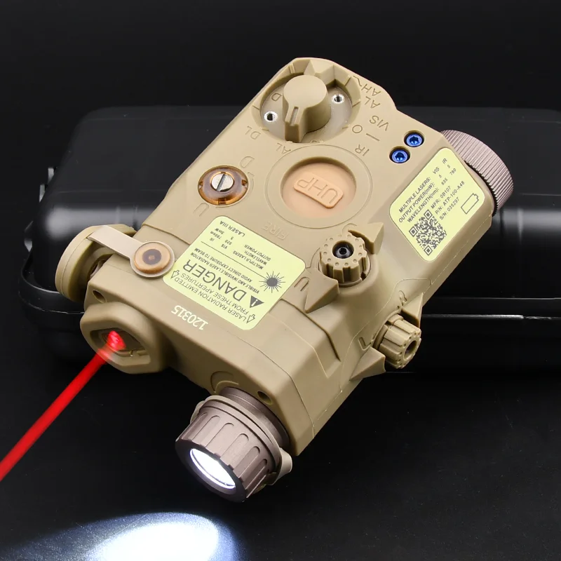 Airsoft Hunting Laser AN/PEQ 15 LA-5C UHP Tactical Weapon Laser Indicator IR Fill Light Night Vision DBAL A2 Fit Picatinny Rail