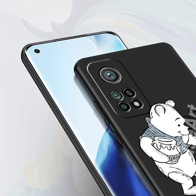 Case For Xiaomi Mi Poco X3 NFC 11 Lite 11T Pro X5 X4 M3 M4 F3 12 10T 9T F1 C40 C51 C55 Soft Phone Cover Pooh The Winnie Bear Sac