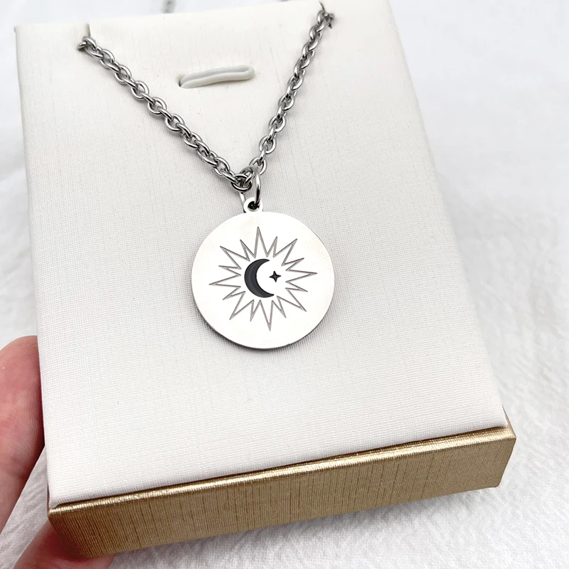 TV Series คาธ The Eclipse Cosplay Necklace Ayan Khaotung Moon Star