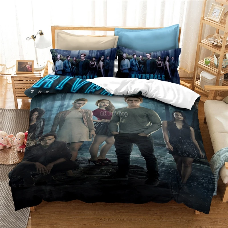 

Horror Movie Riverdale 3d Bedding Set Duvet Cover Set Pillowcase Single Double Full Queen King Size Bedroom Decor Bed Linen Sets