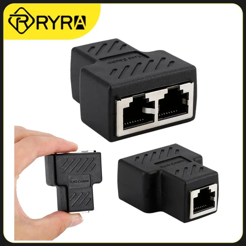 Ryra New Rj45 1pcs 2022 1 To 2 Lan Ethernet Network Cable Female ...