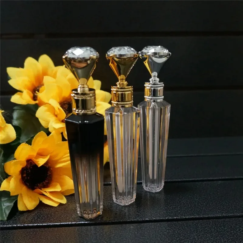 

10/30/50/100pcs 2~2.5ml Empty Lip Gloss Tubes Bulk with Diamand Gold Cap Lipgloss Packaging Box Cosmetic Containers