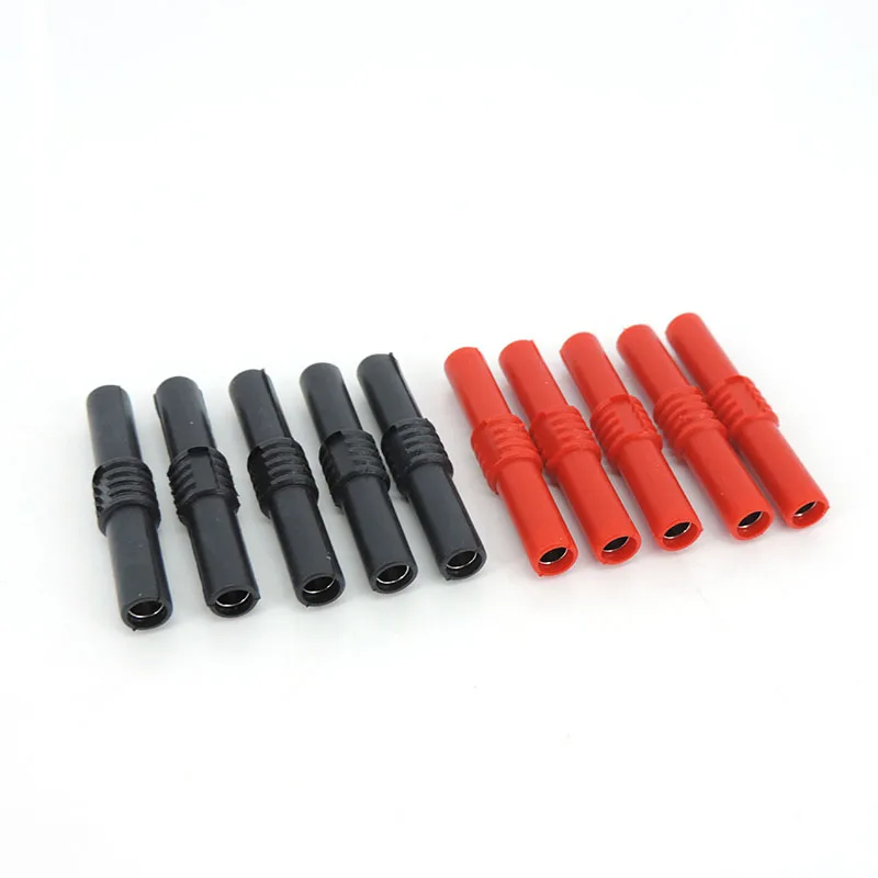 1pair 2pair 4mm 바나나 커넥터 소켓 암-암 어댑터 확장 절연 바나나 플러그 커플러