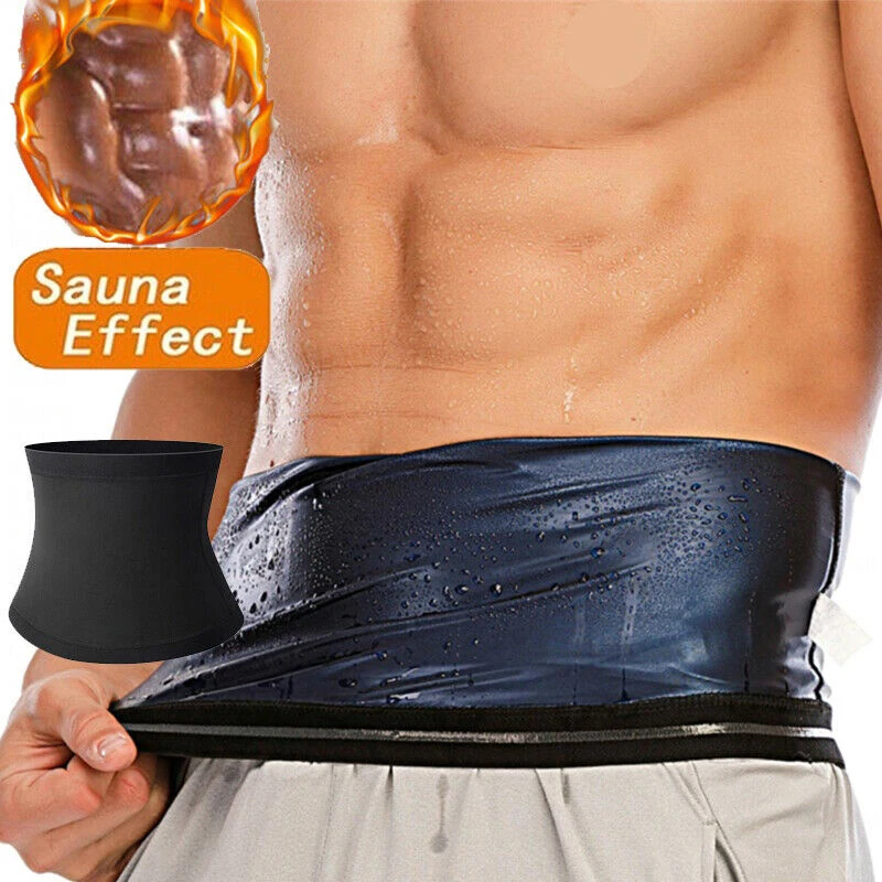 Men Waist Trainer Corset Abdomen Reducer Sauna Body Shaper Fitness Sweat Trimmer Belt Waist Trainer Belly Slimming Shapewear