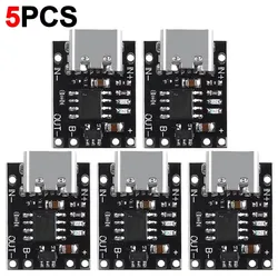Type - C USB Li - ion Battery Charging and Discharging Board with Protection (5PCS)