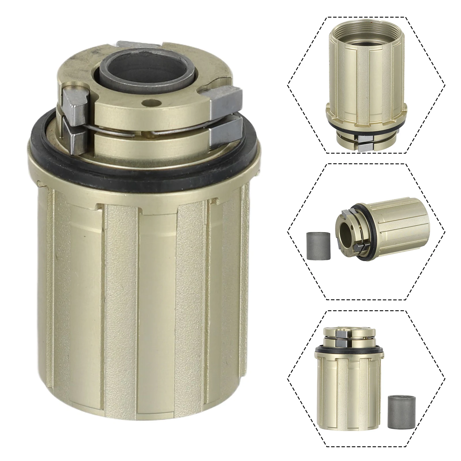 8-11 Speed Bicycle Freehub Body For DT Swiss 3-Pawl For Shimano