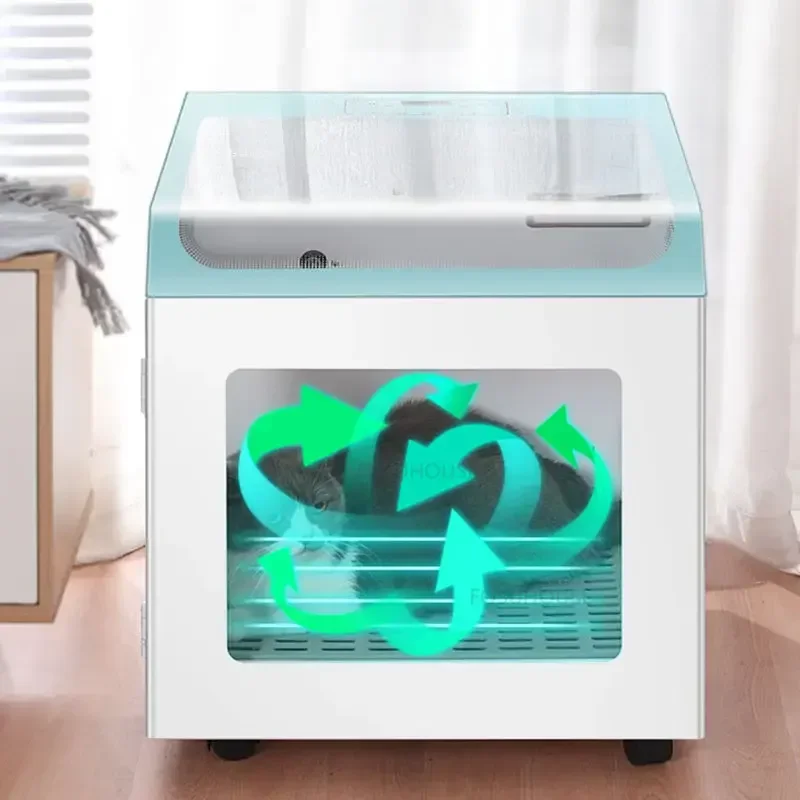 Upscale Pet Dog Dryer Fully Automatic Pet Supplies Drying Box Multifunction Mute Household Intelligent Dryer Blower ZAQ