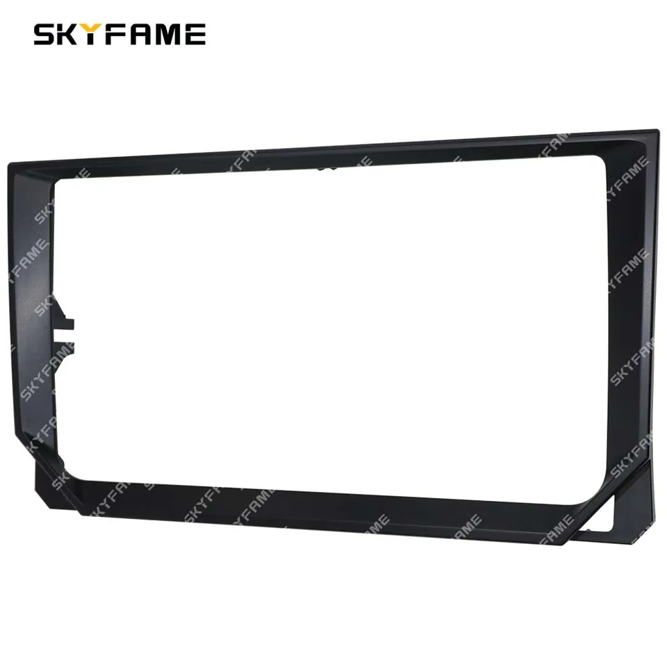 BLNETU Autoradio Blendenrahmen Für Seat Ibiza 6J 2008-2013 - 9 Zoll 2DIN Einbaurahmen