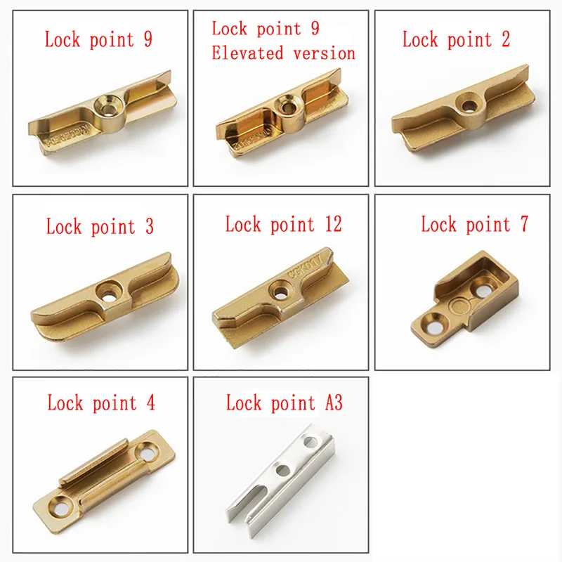 Window Lock Plastic Steel Window Swing Transmission Buckle Window Lock Matched With Raised Locking Point Door Accessories